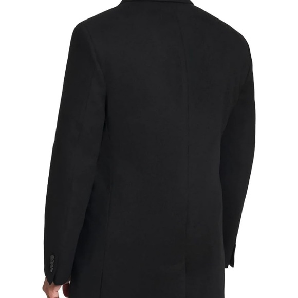 Kenneth Cole Men's Classic Black Trench Coat 44r nwt - Picture 5 of 15